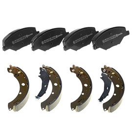 BREMBO Kit De Balatas Bajos Metales Y Zapatas Compatible con VOLKSWAGEN VENTO de 2014 a 2019