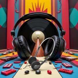 Galepromot Black Retro Over-Ear Earphones,Mini Stereo Lightweight Headphones with Cord,Hi-Fi Stereo Earphone Headset,80s 90s Vintage Headset Wired, Headphones and Earbuds