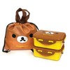 Generic Cute Bear Bento Box, Lunch Box with Bag, Snack
