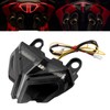EVGATSAUTO Motorcycle LED Taillight, 1Pc Smoky Lens LED Tail Light,