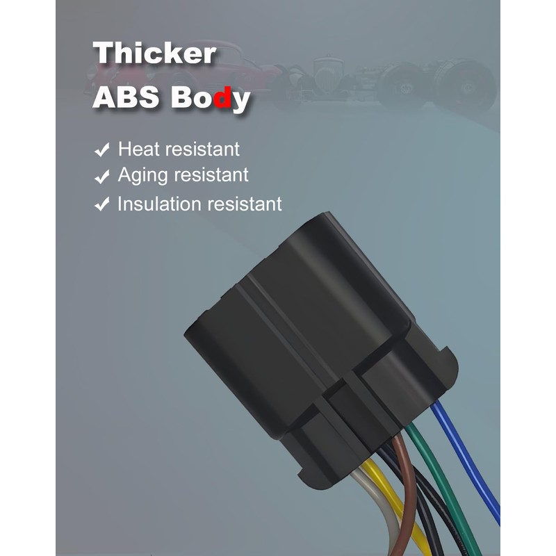 Amblee 2-Pack Headlight Wiring Harness Compatible with Chevy Avalanche Tahoe
