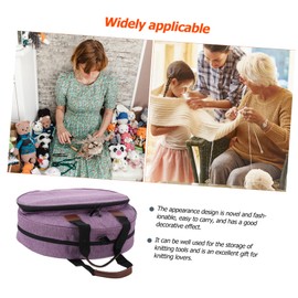 Operitacx Embroidery Kit Wool Storage Bag Knitting Tools Organizer Thread Holder Bag for Sewing