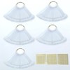 250 Pcs Plastic Nail Swatches Sticks, Clear Nail Swatch Sticks