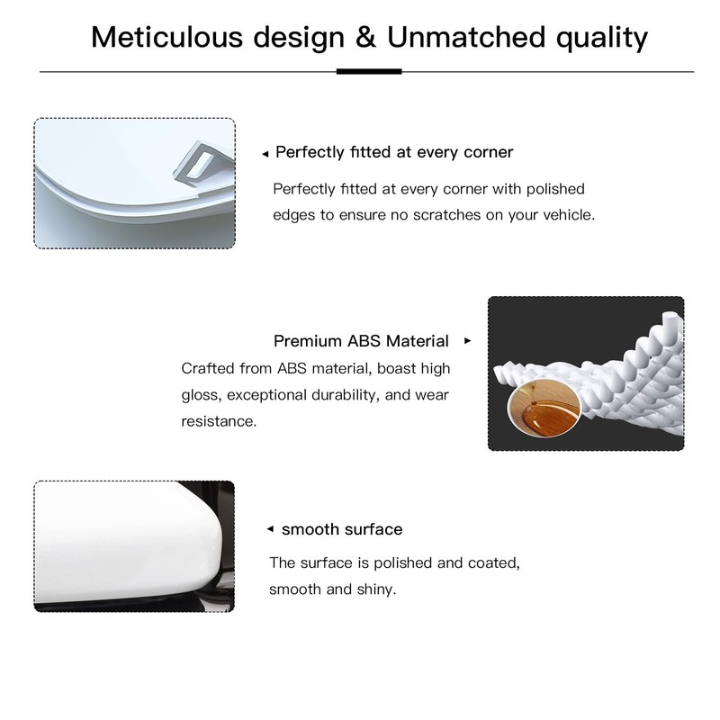 LAUBDGIE Left Driver Side Mirror Cover Cap Compatible with Toyota