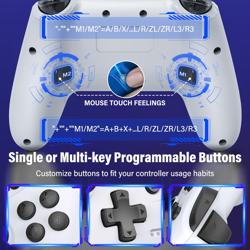 Switch Controller, Wireless Switch Controller for Switch/Switch Lite/Switch OLED, Extra