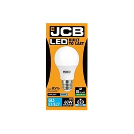 JCB 10w(60w) ES E27 Screw in A60 GLS Bulb LED Daylight Pack of 2