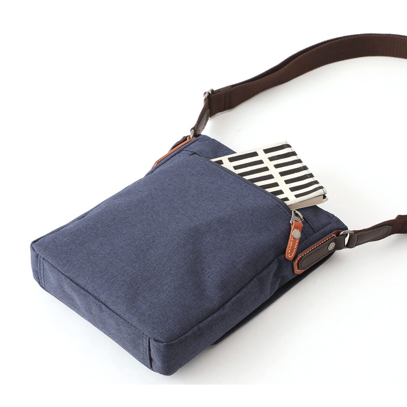 Mustache BMX-0510 One-Shoulder Shoulder Bag, Flap Shoulder, Khaki