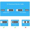 Fosmon 6FT HDMI to DVI D 24+1 Male Gold Adapter