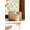 WENKO Maya Storage Tin Made of High-Quality White Ceramic with