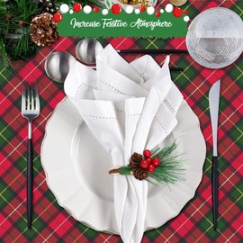 Pine Cones Christmas Napkin Holder Wood Handicraft Napkin Rings Pinecone Napkin Holder Delicate Napkin Ring Table Decorations for Christmas Wedding Birthday Party Supplies（8 Pieces ）