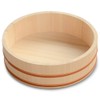 Kichgather 14.2 Inch Wooden Sushi Rice Bowl Hangiri Sushi Oke