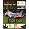 KingCamp Oversized Double Camping Chair, Heavy Duty 880lbs with Padded