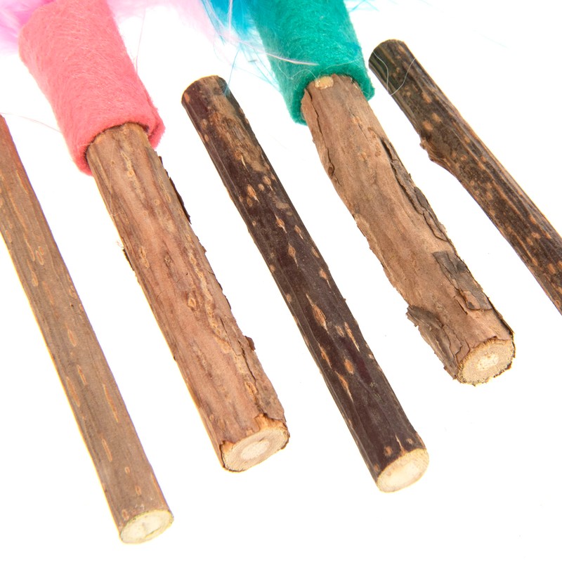 SmartyKat (5 Count Silly Silver Stix Natural Silvervine Cat Toys