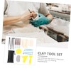 jojofuny 1Set DIY Polymer Clay Shaping Tools Set Pottery Carving