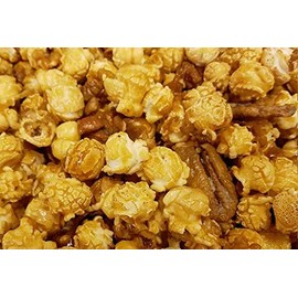 Gourmet Caramel Pecan Popcorn with Praline Pecans, 12 oz resealable bag | Millican Pecan since 1888 | San Saba, Texas