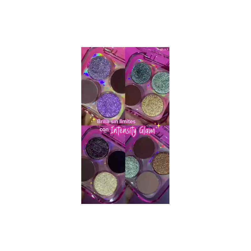 Pink Up Sombras Intensity Glam Colección Completa 10 Pzas