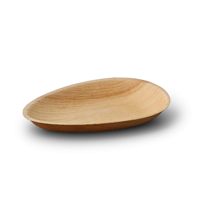 BIOZOYG 25x Palm Leaf Plates 17 cm - Disposable Palm