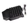 One Handed Gaming Keyboard Mouse Converter Wired 35 Keys Backlit