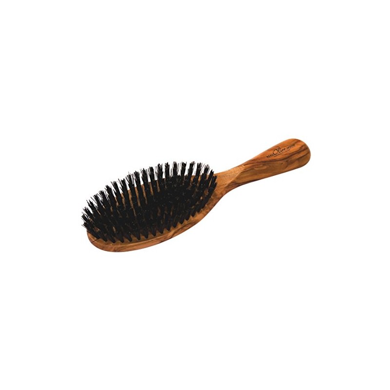 Croll & Denecke 20267 Oval Olive Wood Hairbrush,