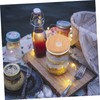 VICASKY 4Pcs Bamboo Jar Lids for Wide Mouth Jars Practical