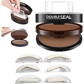 Stamp de cejas doble color waterproof – Kit #02 Light Brown + Bright Brown