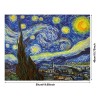 Dokpav La Noche Estrellada 5d Pintura De Diamantes Para Decoración