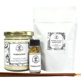 Art of the Root Purification Ritual Kit for Bad Energy, Spiritual Cleansing & Dispel Unwanted Influences Wiccan Pagan Hoodoo Conjure