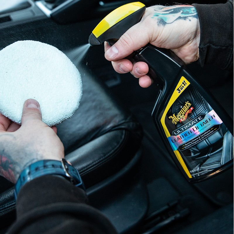Meguiar's G201316EU Ultimate Leather Detailer 473 ml cleans, restores &