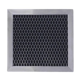 HASMX AFF59-CH Aluminum Mesh Microwave Oven Grease Filter Replacement for Whirlpool Fits for Whirlpool C-6214 Models Microwave Oven Range Hood Vent Charcoal Carbon Filter, 5-1/8" x 5-3/8" x 3/8"