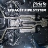 4 Inch Exhaust Pipe, 4'' Aluminized Steel Straight DIY Custom