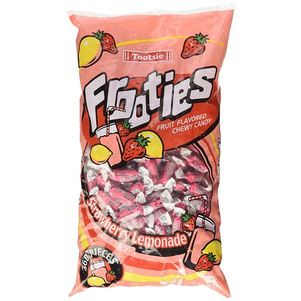 Strawberry Lemonade Frooties Tootsie Roll wrapped chewy candy 38.8 oz