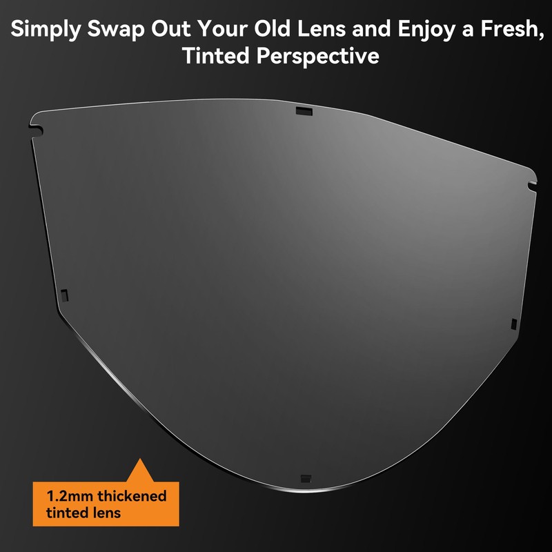 Replacement Window Compatible with Jackson Safety 14214, Uncoated(4 Pack)