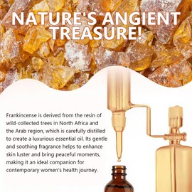 Frankincense Essential Oil for Skin – Frankincense Oil for Face & Body, Improve Fine Lines & Stretch Marks, Hydrates & Soothes, Natural Aromatherapy Essence for Skin Care & Spa