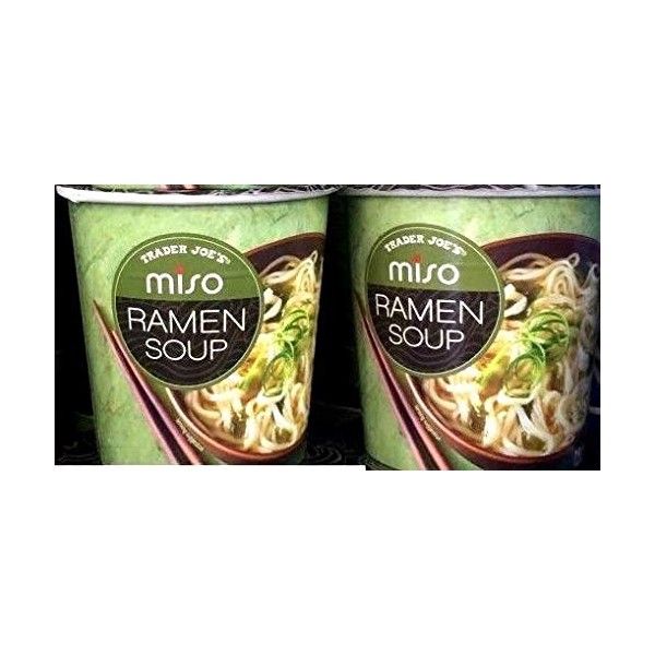 Trader Joe's Instant Ramen Miso Soup - NET WT 1.5 OZ 2 PACK