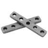 39x7mm Multi-Function Threaded Plate, Stainless Steel Screw Fixing Mounting Plate,