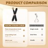 Rewdut Heated Eyelash Curler for Women, 2025 Upgraded Portable Electric