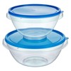Kigima Hefeteigschüssel Rührschüssel Bowleschüssel Salatschüssel Blau