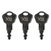 Sentry Safe Replacement Keys Model 1100-Codes 3A2 for Sentry Safe