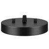 Canomo 6 Inch Black Ceiling Lighting Canopy Kit Ceiling Plate