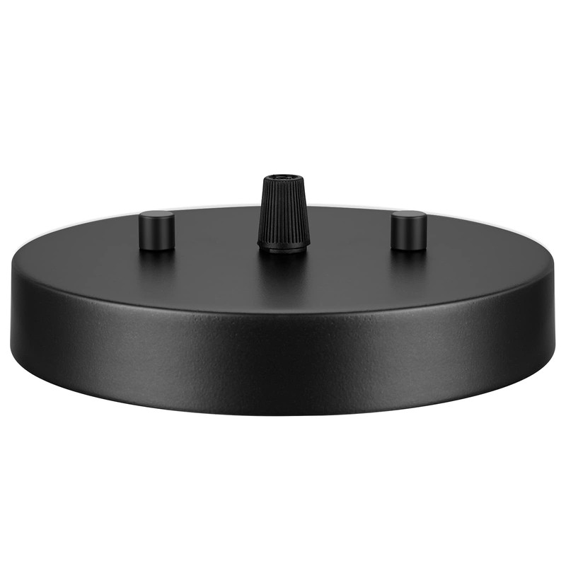 Canomo 6 Inch Black Ceiling Lighting Canopy Kit Ceiling Plate
