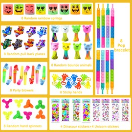 Lubibi Party Bag Fillers For Kids Unisex, Pinata Assortment Stocking Fillers, Fidget Toys Party Supplies, Party Favors Toys, Game Prizes Classroom Rewards, Ideal Birthday Children's Gift
