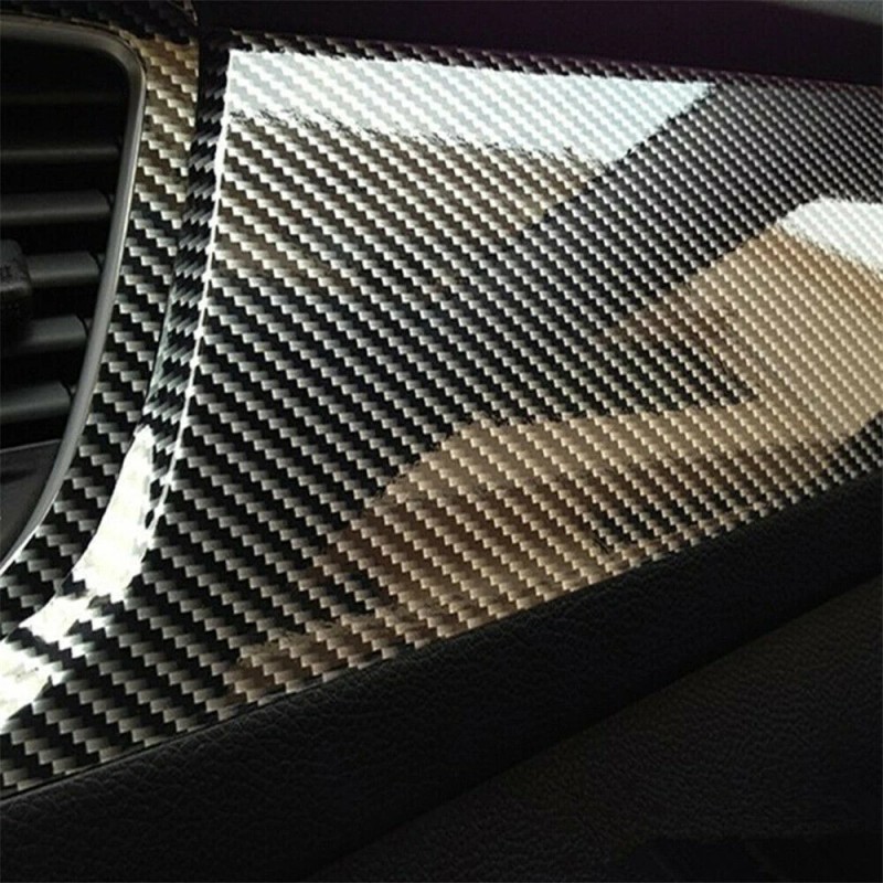 AUIMSOCO 7D Premium Super Gloss Carbon Fiber Vinyl Film Wrap