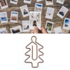 100Pcs Cute Paper Clips Retro Christmas Style Exquisite Color Wide