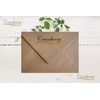 25 Pack C7 Kraft Envelopes. Recycled Fleck Miniature Envelope 81mm
