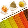 200 PCS 6 Colors Yellow Pipe Cleaners Chenille Stems,Pipe Cleaners