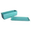 Vencer 14 Inch Rectangular Modern Minimalist Ceramic Succulent Planter Pot