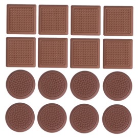 TEHAUX 16pcs Table Leg Covers Skid Chair Feet Protectors for All Chair Types Soft and Odorless Furniture Leg Pads Floor Protection for Laminate and Surfaces