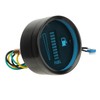 Motorcycle Fuel Level Gauge 52mm Housing Diameter LED Light Display