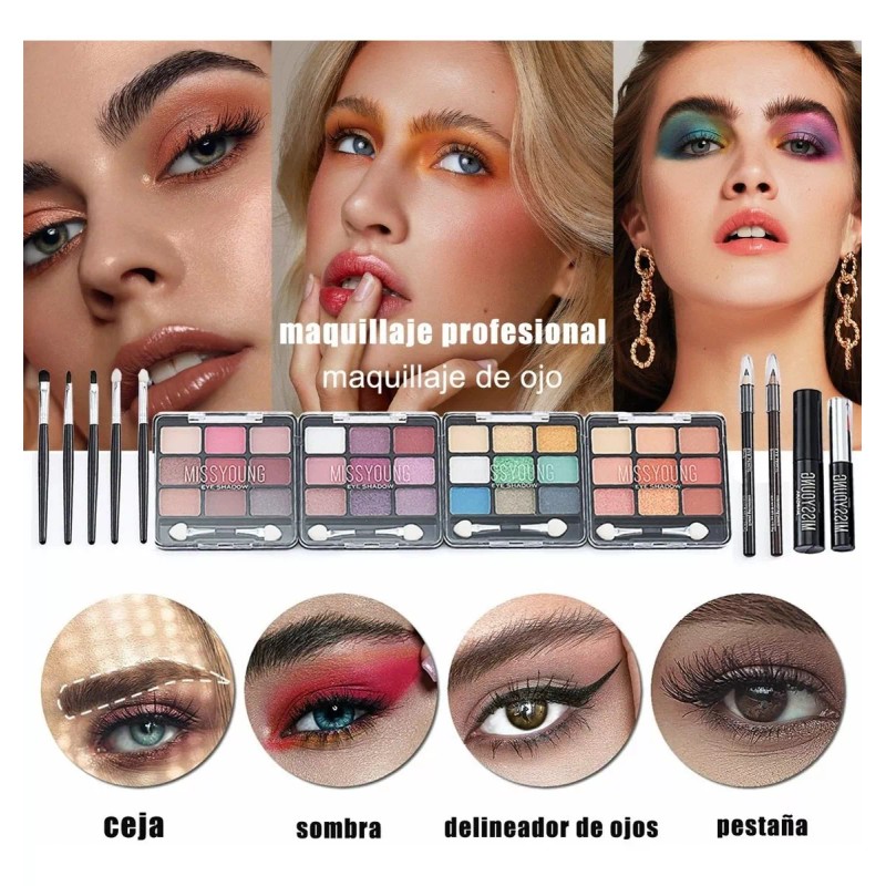 Gmdr Kit De Sombras Maquillaje Importante Set Todo En Uno