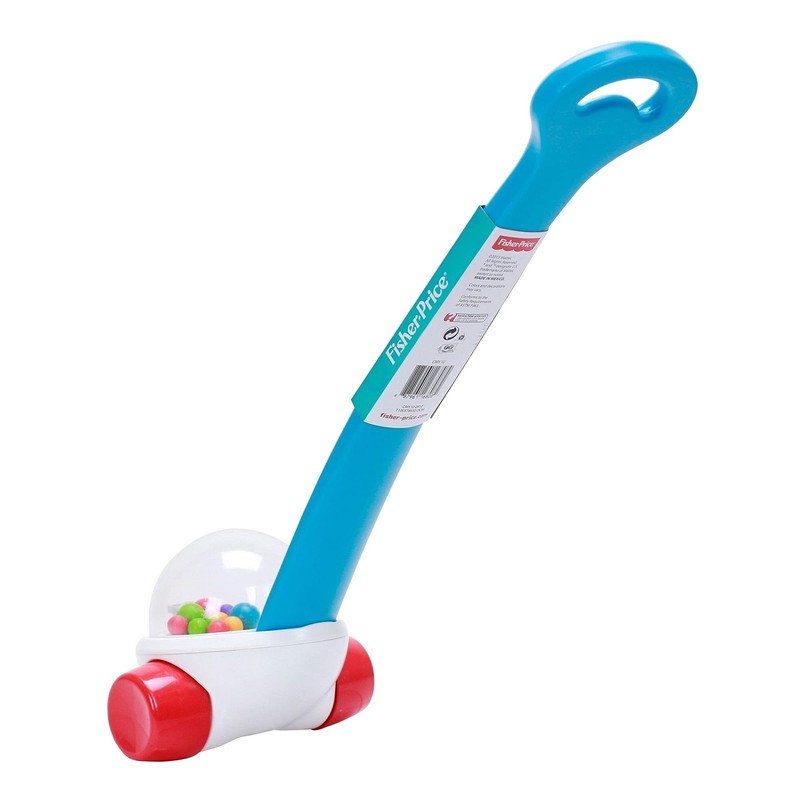 Fisher-Price Corn Popper Baby Toy, Blue, Toddler Push Toy with